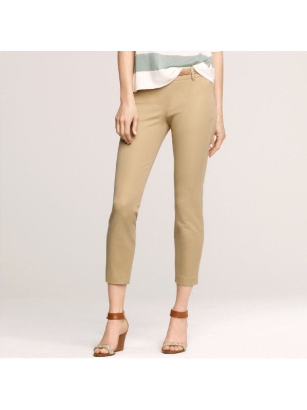 J. Crew Minnie Khaki Pants in Tan, size 8